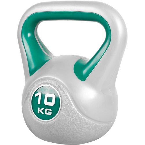 Gorilla Sports Kettlebell aus Kunststoff 10kg Grün