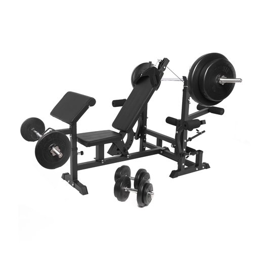 Gorilla Sports Kraftstation 100 kg Set schwarz