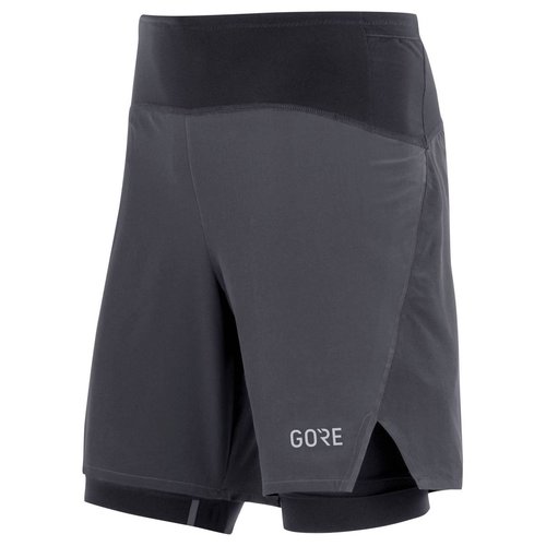 Gore Wear GORE R7 2in1 Shorts Herren Laufhose black Gr. S