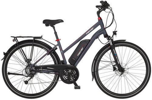 FISCHER Fahrräder E-Bike »VIATOR ETD 2222 557«, 24 Gang, Kettenschaltung, Heckmotor 250 W, (mit Akku-Ladegerät, mit Werkzeug)
