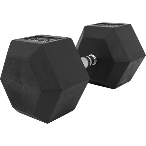 Gorilla Sports Hexagon Kurzhantel aus Gummi 47,5kg