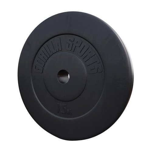 Gorilla Sports 30/31mm Vinyl Weight Plate 1.25KG - 15KG