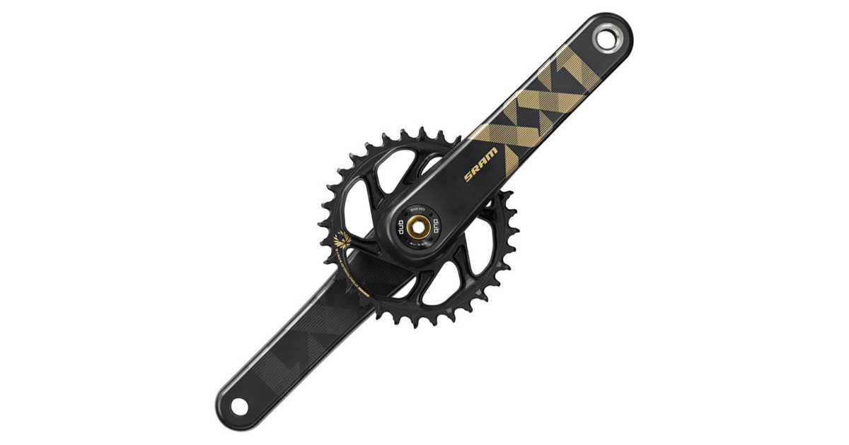 SRAM X01 Eagle Dub Kurbelgarnitur – Für Boost-Rahmen, 34 Zähne, Carbon-Konstruktion