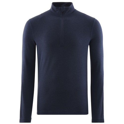 Föhn Merino Baselayer (langarm, RV, 250 g/m²) - Navy