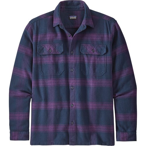 Patagonia Herren Fjord Flannel Shirt (Größe M, Lila)