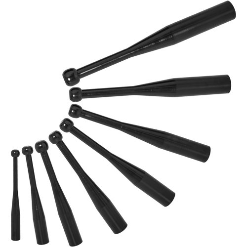 Gorilla Sports Indian Clubbell Set Schwarz 77 kg