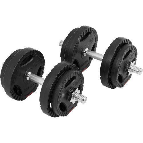 Gorilla Sports Kurzhantelset Kunststoff Gripper 20 kg