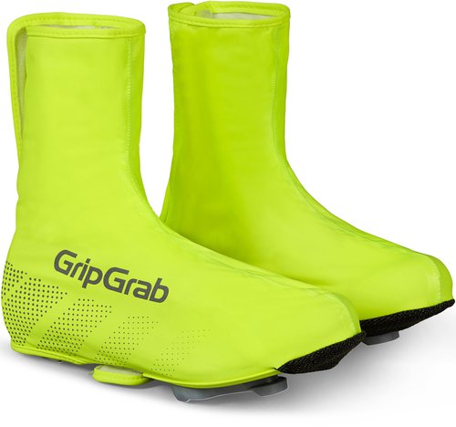 GripGrab Ride Hi Vis Überschuhe (wasserdicht) - Fluorescent Yellow