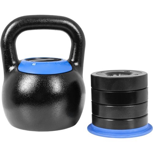 Gorilla Sports Verstellbare Kettlebell 16-24 kg