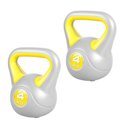 Gorilla Sports Kettlebell Set Stylish 2 x 4 kg