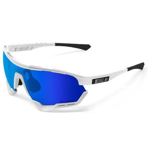 Scicon Aerotech Scnxt Mirrored Photochromic Sunglasses Weiß,Blau Photochromic Blue MirrorCAT1-3