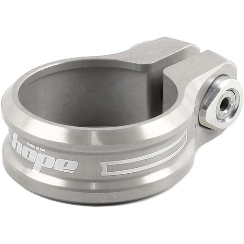 Hope Sattelklemme & Schraube - Silber}  - 34.9mm}