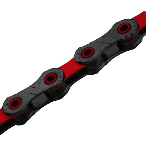 KMC DLC12 Kette (12-fach) - Black/Red