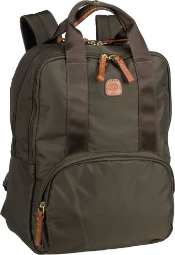 Bric's X-Travel Rucksack 43756  in Oliv (16.1 Liter), Laptoprucksack
