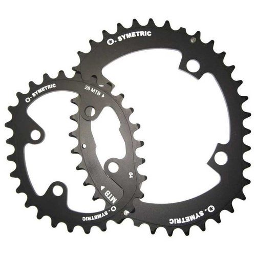 Stronglight Osymetric 4b 10464 Bcd Chainring Schwarz 3828t