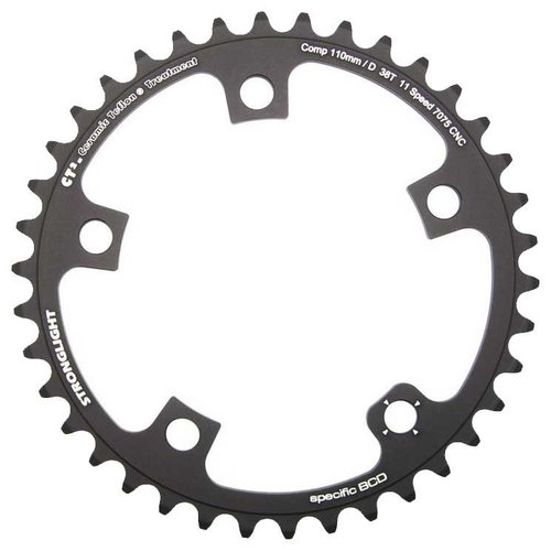 Stronglight E-shifting Interior 5b Campagnolo 110 Bcd Chainring Schwarz 42t