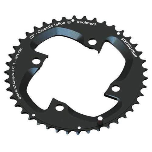 Stronglight Ct2 Exterior 4b Shimano Xt M785 104 Bcd Chainring Schwarz 44t