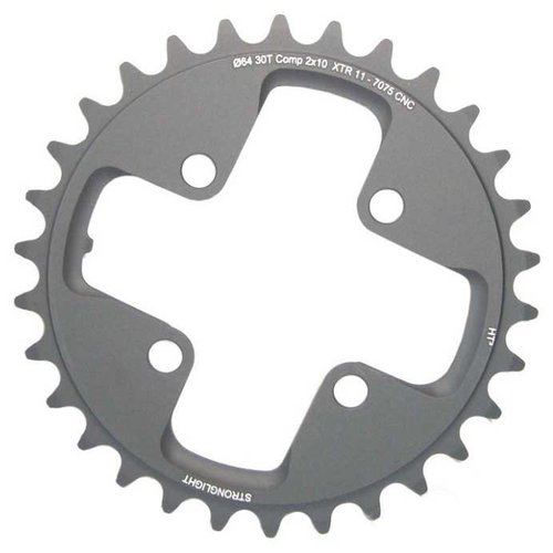 Stronglight Ht3 Interior 4b Shimano Xtr M980 104 Bcd Chainring Silber 24t