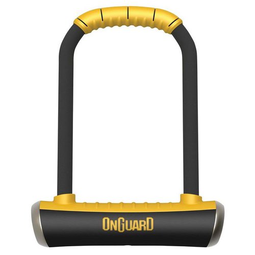 Onguard Pitbull Std U-lock With Support Padlock Schwarz 115 x 230 x 14 mm