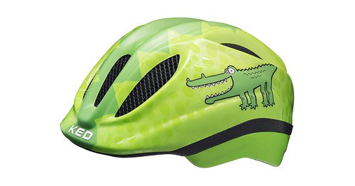 KED Fahrradhelm Meggy Trend  Croco, grün Gr. 44-49