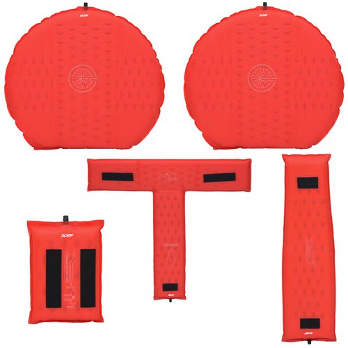 Lifeline Luftpolster Fahrradschutz (aufblasbar) - Red