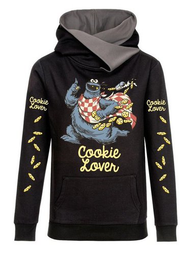 Sesamstrasse Kapuzensweatshirt »Cookie Lover Shawl Hoodie«