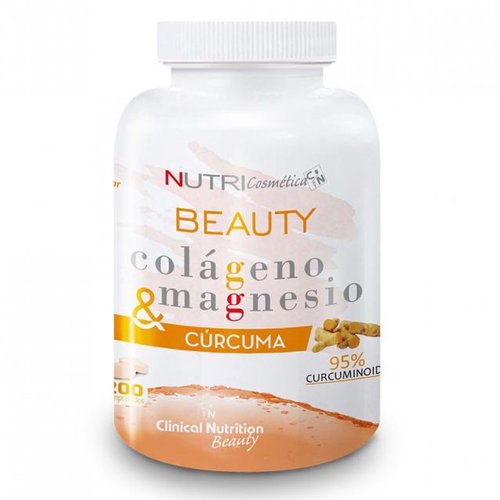 Nutrisport Collagencurcumin 200 Units Neutral Flavour Weiß,Orange