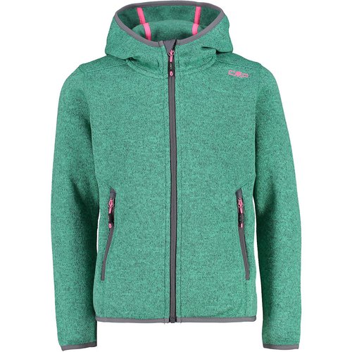CMP Kinder Girls Strick Fleece Jacke (Größe 176, Grün)