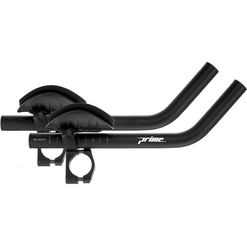 Prime J-bend Clip-On Aerobar Lenkeraufsatz - Schwarz