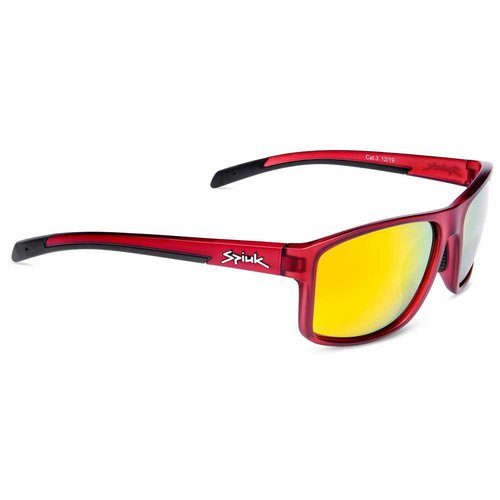 Spiuk Bakio Mirrored Polarized Sunglasses Rot Red Mirrored PolarizedCAT3