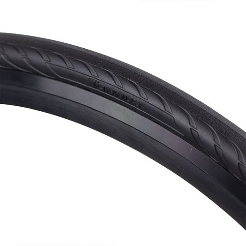 Tannus New Slick Hard Tubeless 700c X 25 Rigid Road Tyre Schwarz 700C x 25