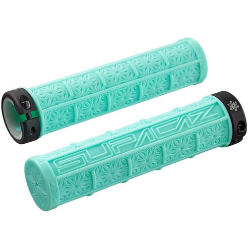 Supacaz Grizips Lock-On MTB Lenkergriffe - Celeste
