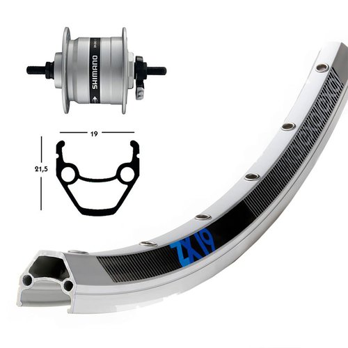 Exal Zx19 Dynamo Shimano Dh3n31 26 Vorderrad