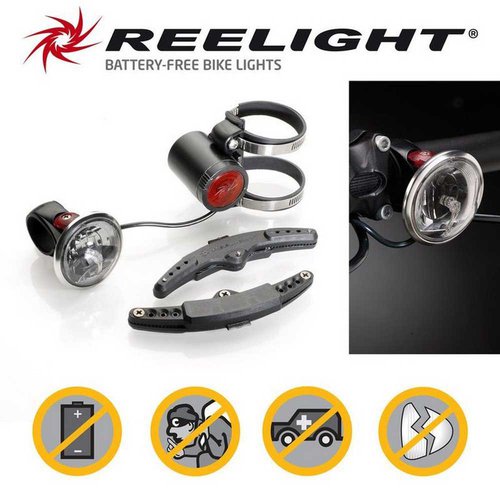 Reelight Sl520 Power Backup Front Light Schwarz