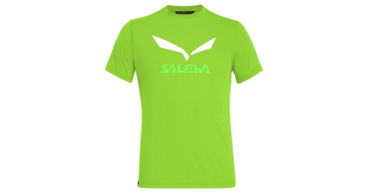 Camiseta Técnica Hombre SALEWA Solidlogo Dry - Tejido Transpirable Y Secado Rápido