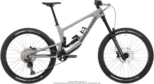 Nukeproof Giga 275 Comp Carbon Mountainbike (2021, Deore) - Concrete Grey