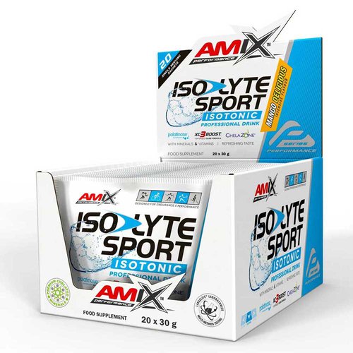 Amix Isolyte Sport 30g 20 Units Mango Weiß