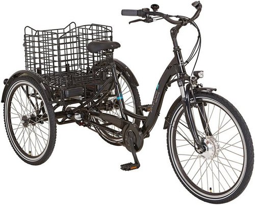 Prophete E-Bike »CARGO 3R E-Bike 24"/26"«, 3 Gang Shimano, Nabenschaltung, Frontmotor 250 W