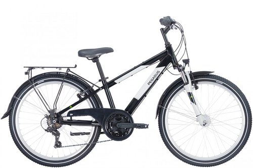 Pegasus Avanti 24'' 18-Gang Jungen Dirt schwarz 2024
