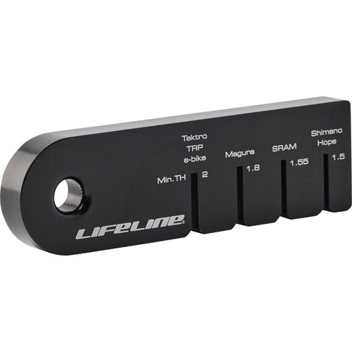 Lifeline Verschleißlehre für Bremsscheiben - Black