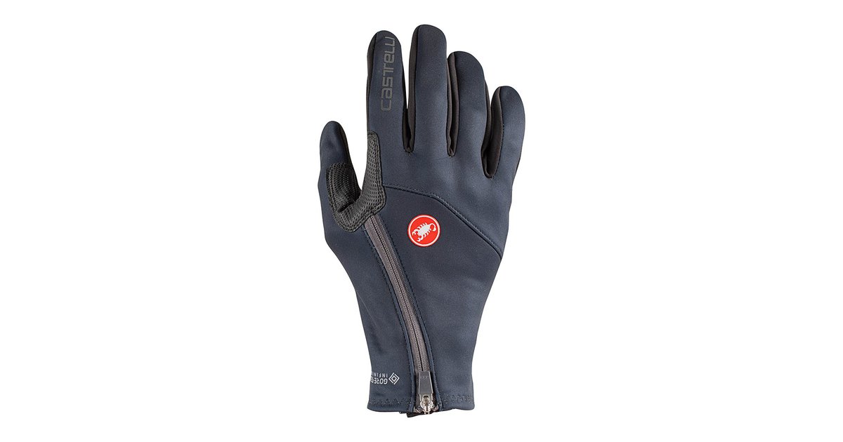 Castelli Mortirolo Long Gloves Blau M Mann