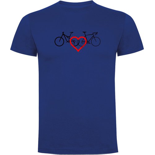 Kruskis Love Short Sleeve T-shirt Blau S Mann