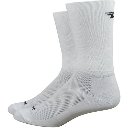 DeFeet Aireator D-Logo Socken (doppelte Bündchen) - White