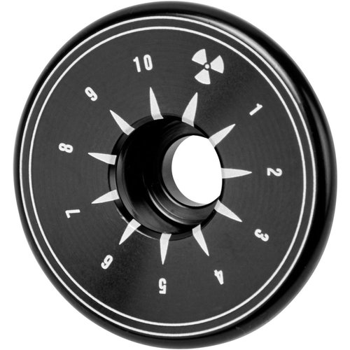 Nukeproof Steuersatzkappe und Krallenmutter - Up To 11