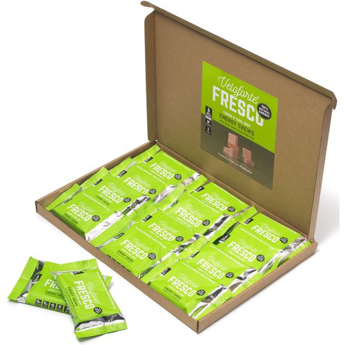 Veloforte Natural Vegan Energy Chew Box (12 x 50g) Kaubonbons