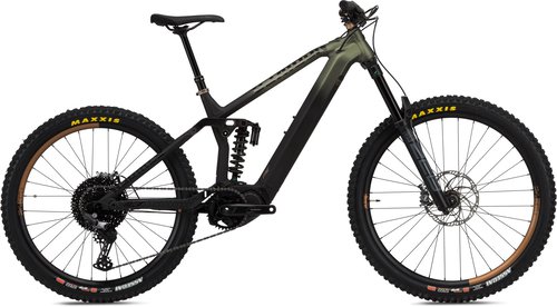 NS Bikes E-Fine 1 E-Bike (gefedert, 2022) - Schwarz/Grün