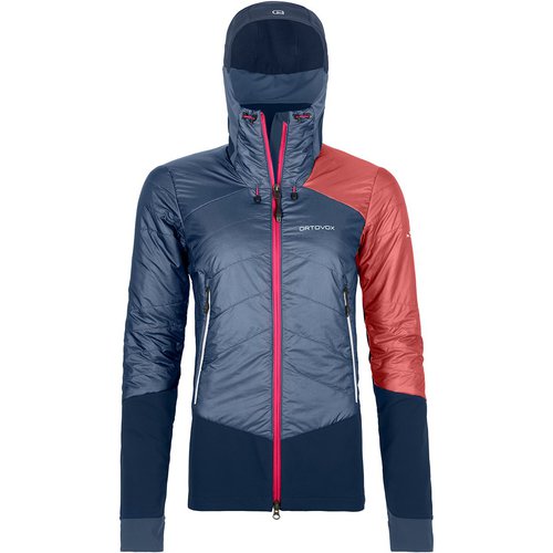 Ortovox Damen Swisswool Piz Palü Jacke (Größe L, Blau)