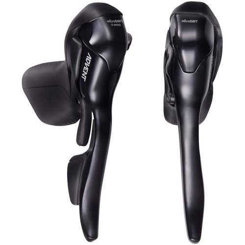 Microshift Advent M090 Dual Control Hebelset (1x9-fach) - Black