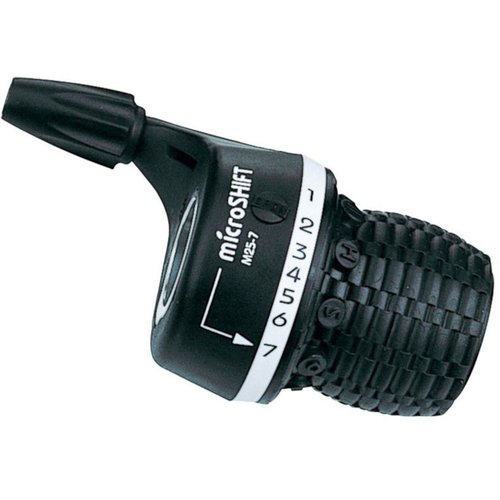 MICROSHIFT MS25-7R Twist Type 7 Speed Shifter - Black
