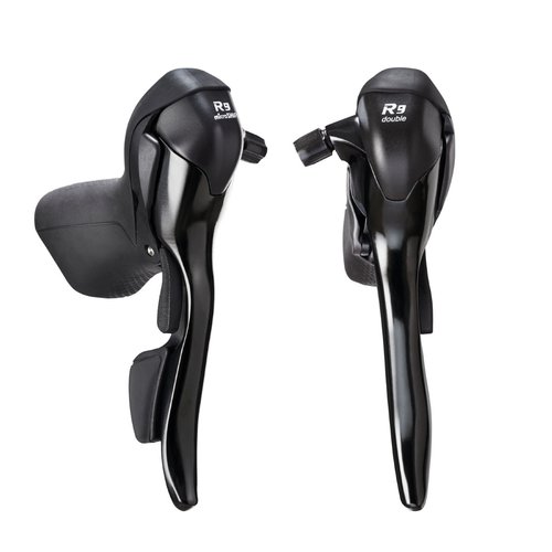 Microshift R9 Doppelsteuerhebelsatz (2x9-fach) - Black